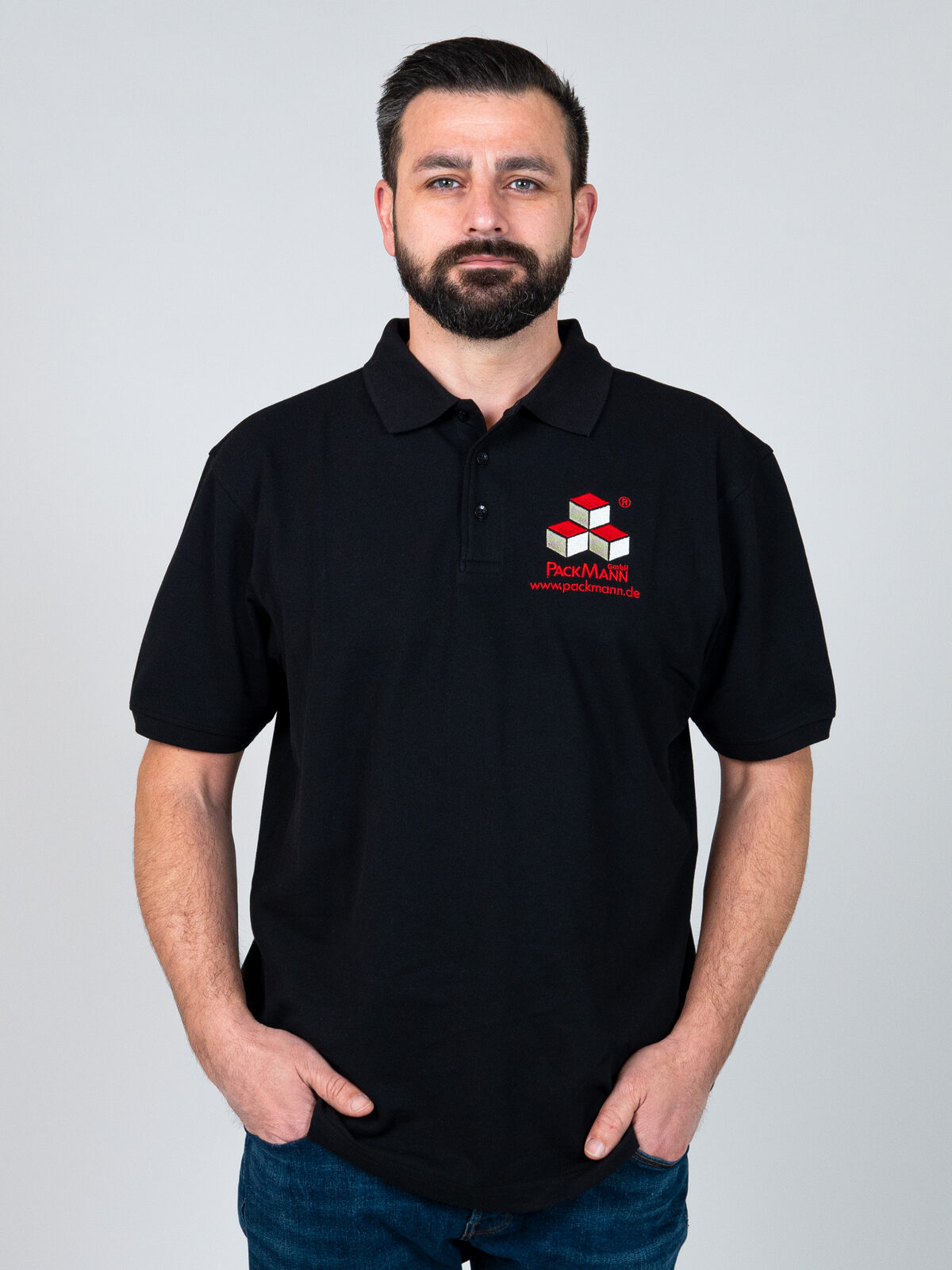 Premium Workwear Polo mit besticktem Firmenlogo